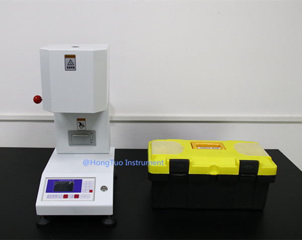 White Digital Melt Flow Index Tester  , Melt Flow Indexer With High Accuracy