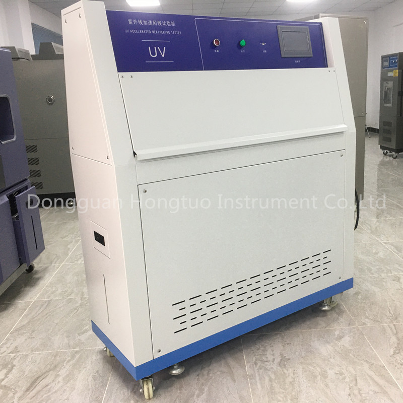 Safety Environmental Testing Chamber Accelerated Aging UV Weathering Tester For Rubber , Plastic , Leather And Cloth
