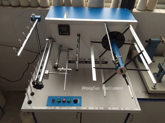 Digital Electronic Textile Testing Equipment / Yarn Wrap Reel Machine Length Measuring Device