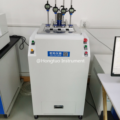 ASTM D1525 ASTM D648 Plastic Hdt Vicat Testing Tester 4 Sample Racks Plastic Testing Machine