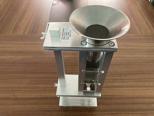 Stainless Steel Powder Testing Equipment / Bulk Apparent Density Tester Meter / Scott Volumeter For Laboratory DF-1-01