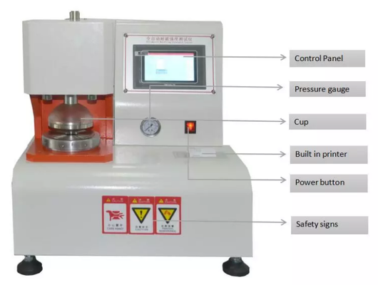 Cardboard Bursting Strength Tester for Paperboard and Packaging Material Testing