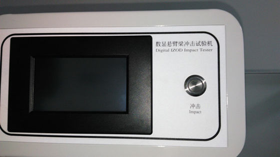 220V Plastic Testing Machine / PLC Impact Strength Testing Equipment For Izod And Charpy HT-50D-CM