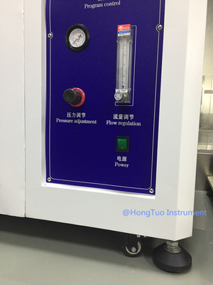 Foam Horizontal Vertical Burning Tester , Plastic Textile Foam Performance Testing Machine