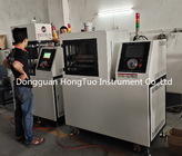 PLC Touch Screen Small Flat Vulcanizing Machine For PE Plastic 5-30 Ton Capacity