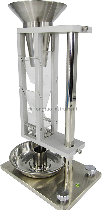 Stainless Steel Powder Testing Equipment / Bulk Apparent Density Tester Meter / Scott Volumeter For Laboratory DF-1-01