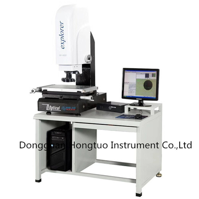 Benchtop Non - Contact Optical Video Measuring Instrument Three Axis Velocity Hand Control