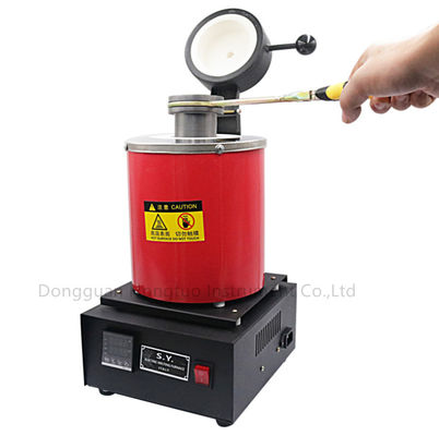 1400W 1100℃ Gold Silver Melting Furnace With CNC Display